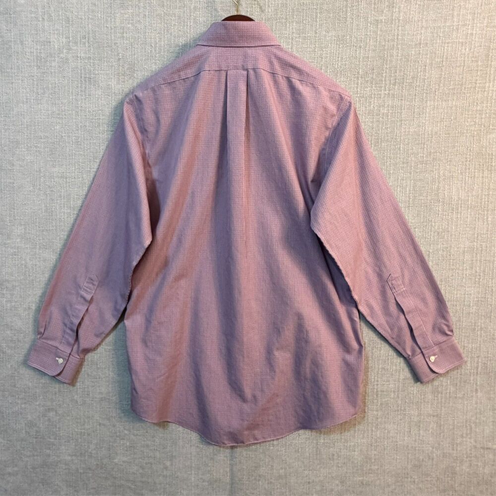 Brooks Brothers Madison Button Up Long Sleeve Supima Non Iron Mens 15-33 Checkrd - Picture 9 of 9